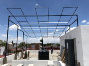 estructura para soportar paneles solares
