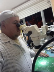 Trabajando micro soldadura